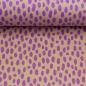 Preview: Kunstleder Zuschnitt 50 x 70 cm in Beige/Lila mit feiner Narbung